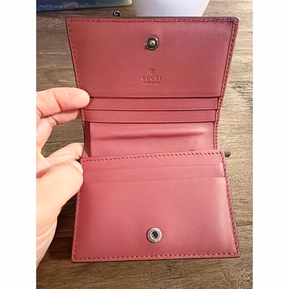 ✨ Gucci GG Blooms Card Holder / Mini Wallet ✨ - Picture 2 of 4